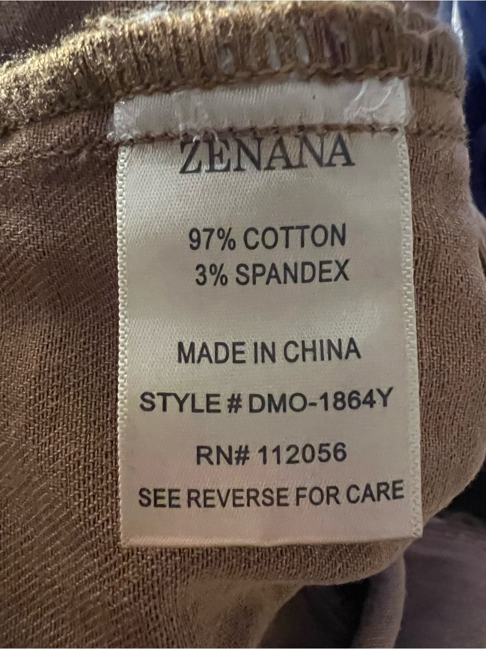 Zenana Outfitters Deep Camel Wide-Leg Women's Overalls knitted strap - Picture 9 of 11
